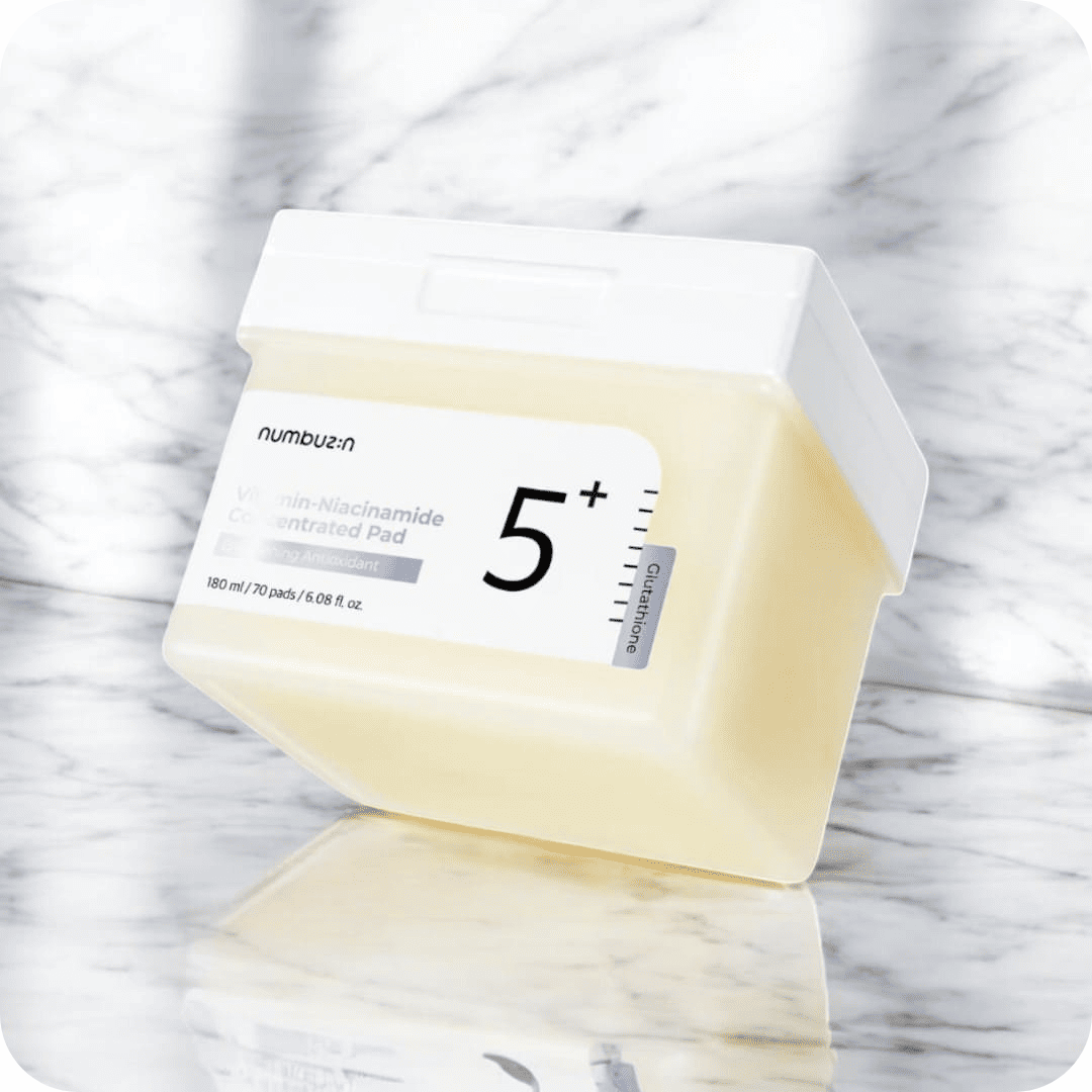 Numbuzin | No.5+ Niacinamide & Glutathione Concentrated Toner Pad | PHA & LHA